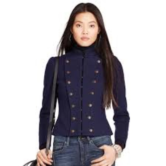 Polo Ralph Lauren Jackets & Blazers - Polo Ralph Lauren navy military fitted blazer